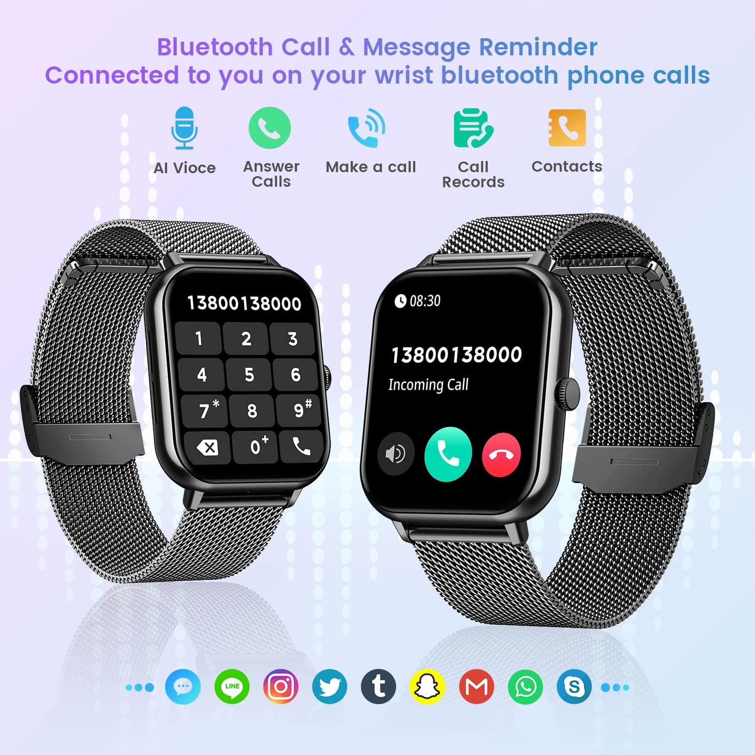 Reloj Inteligente Taopon 1.83" Fitness Bluetooth IP67