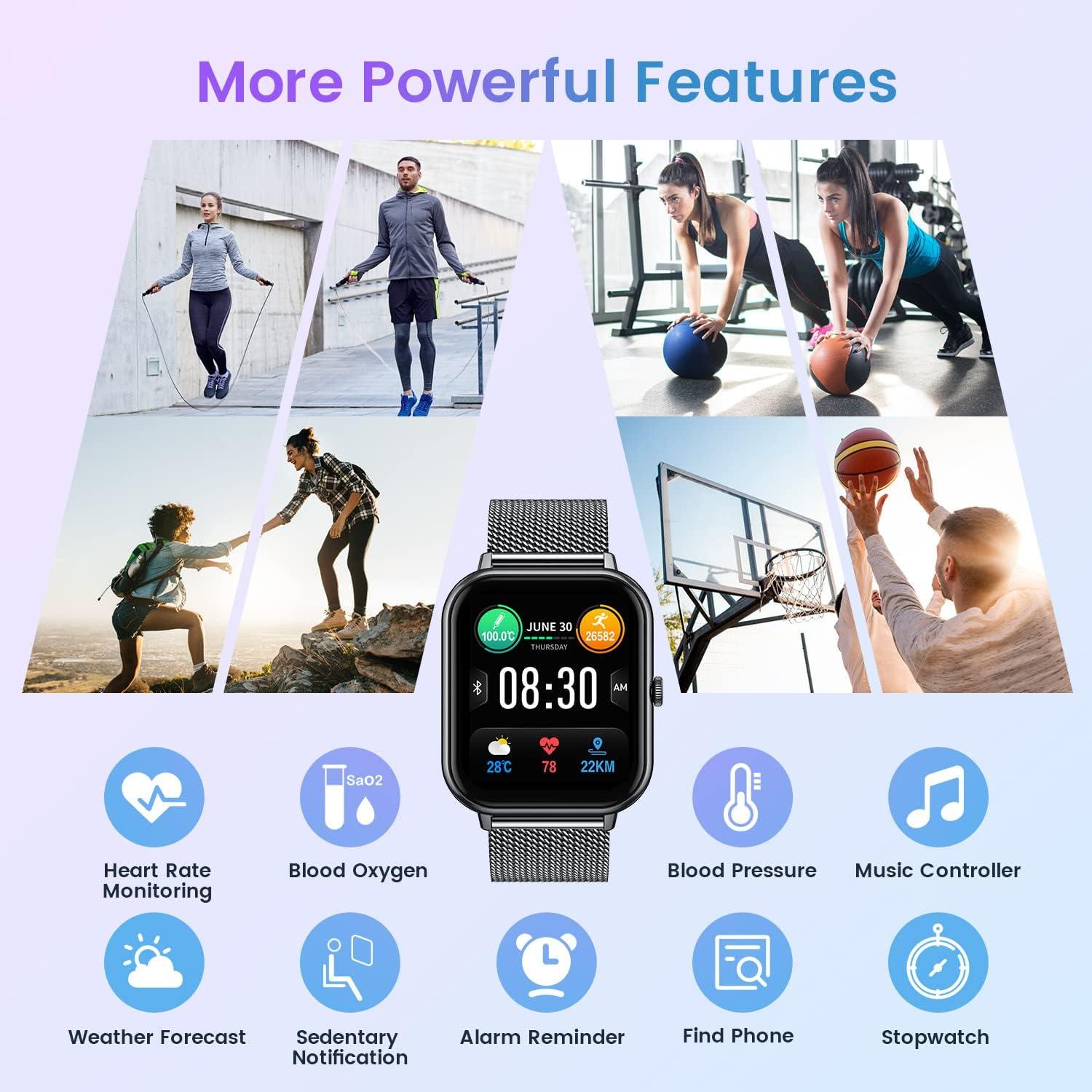 Reloj Inteligente Taopon 1.83" Fitness Bluetooth IP67