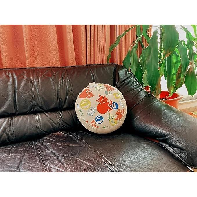 Cojín Zafu para Meditación Zen Momoten Beige 28 cm Kapok