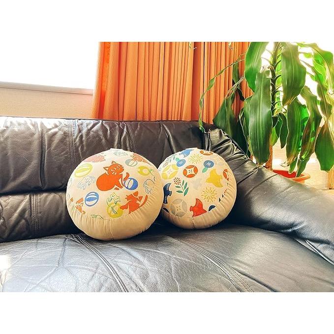 Cojín Zafu para Meditación Zen Momoten Beige 28 cm Kapok