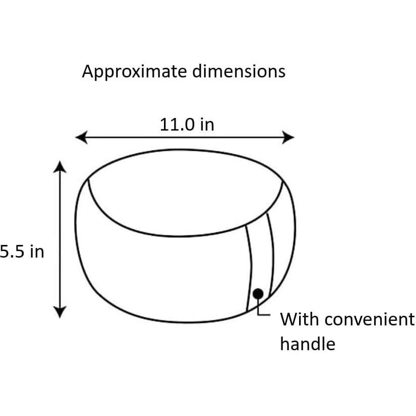 Cojín Zafu para Meditación Zen Momoten Beige 28 cm Kapok