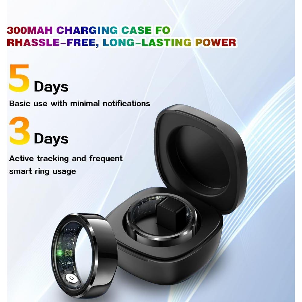 Anillo Inteligente LIBAXIN 2025 Negro 8# Control Gestos