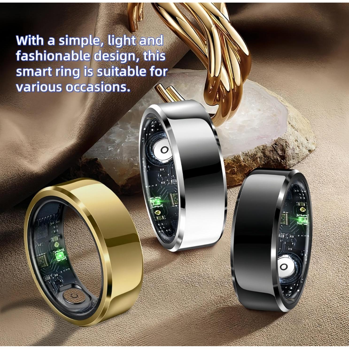 Anillo Inteligente LIBAXIN 2025 Negro 8# Control Gestos