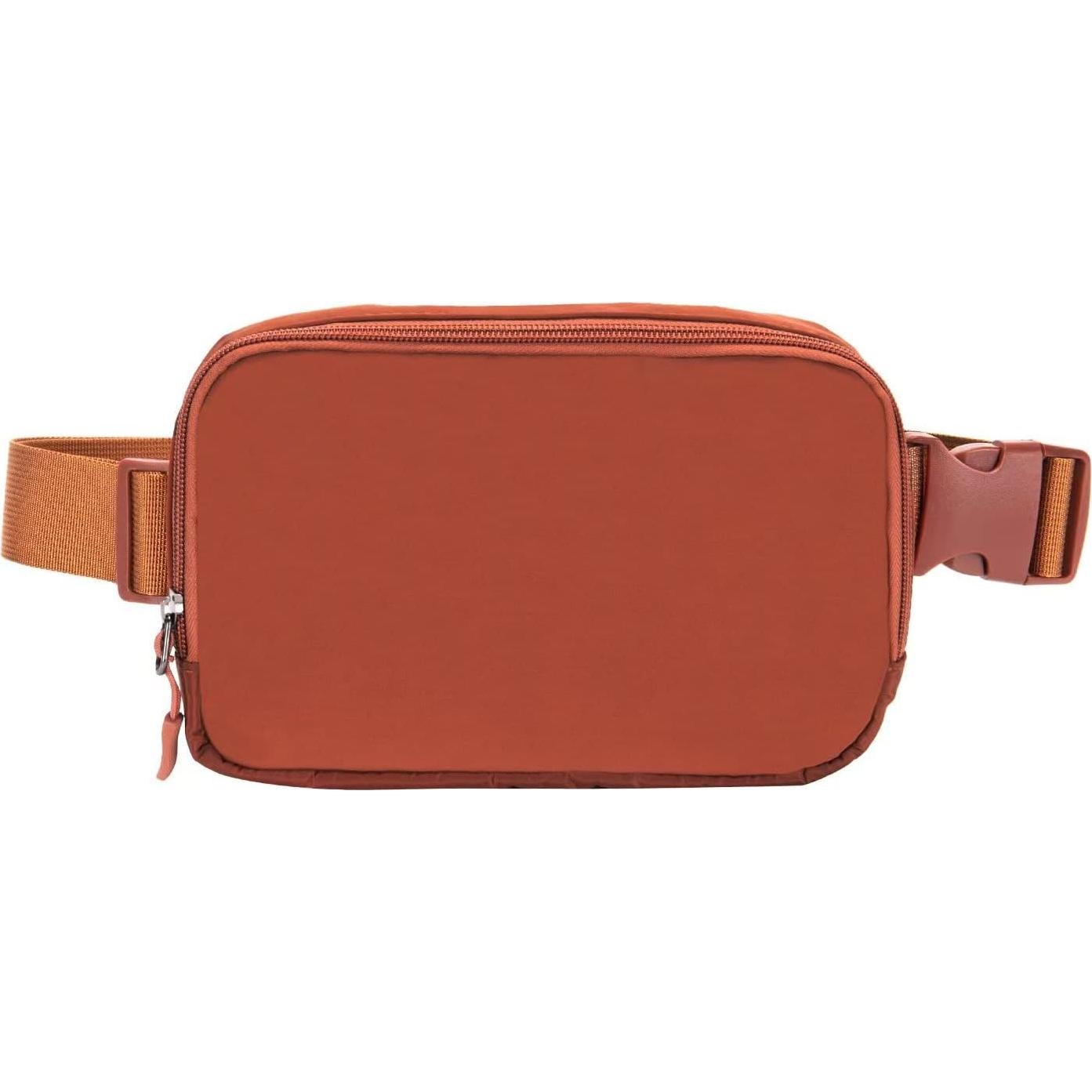 Bolso de Cinturón Fanny Pack Unisex Tlmody-1 Café 20x5x13cm