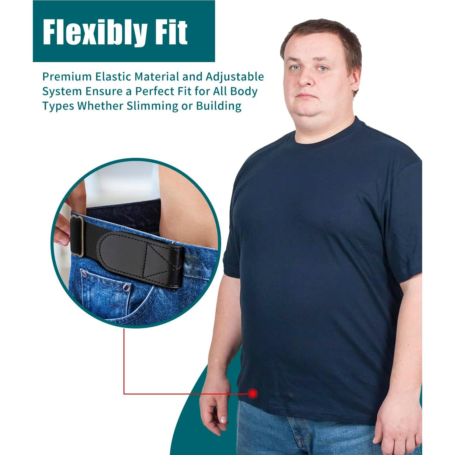 Cinturón Elástico Sin Hebilla Ultrashang Ajustable 81-122 cm