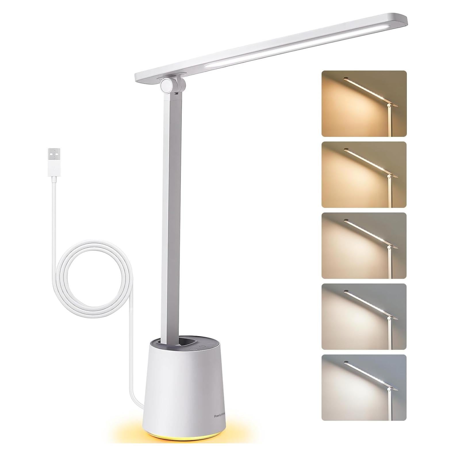 Lámpara de Escritorio LED PAK P103 Regulable 5 Modos Color