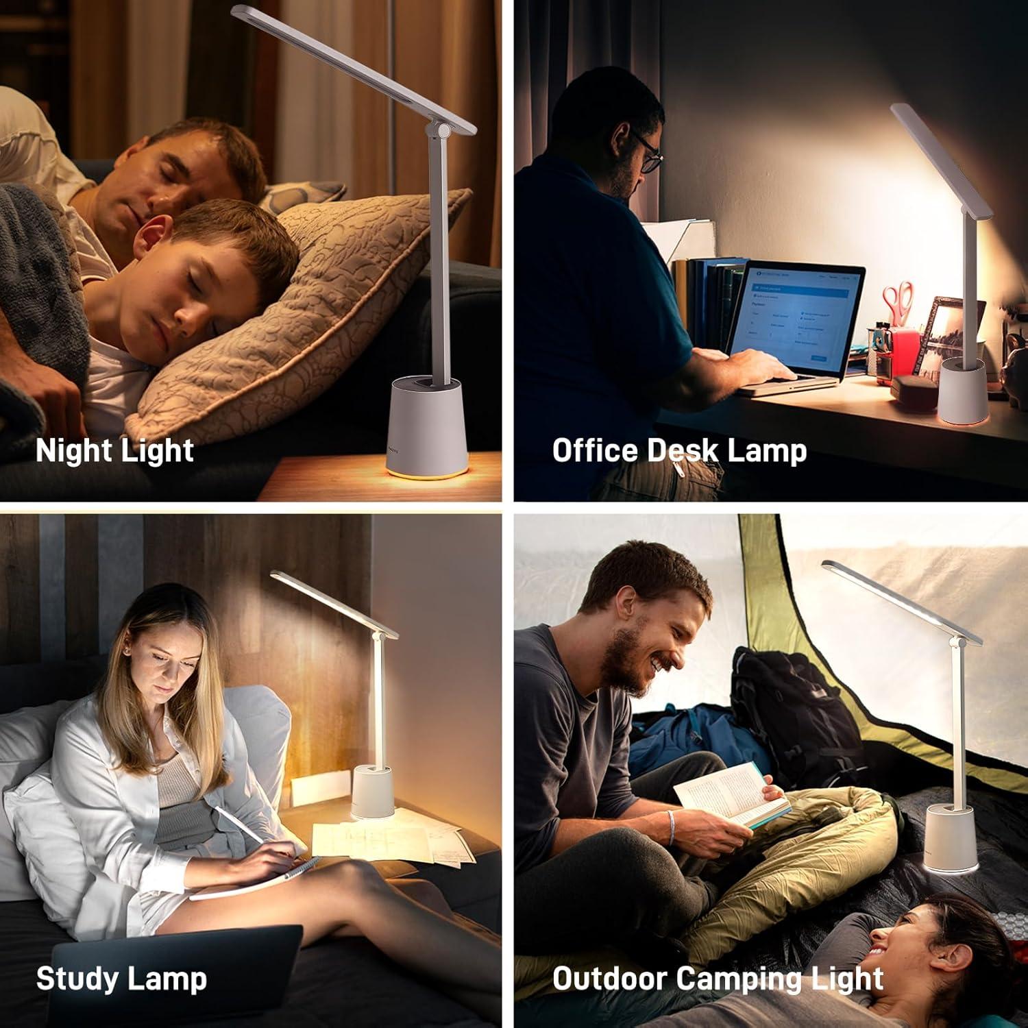 Lámpara de Escritorio LED PAK P103 Regulable 5 Modos Color