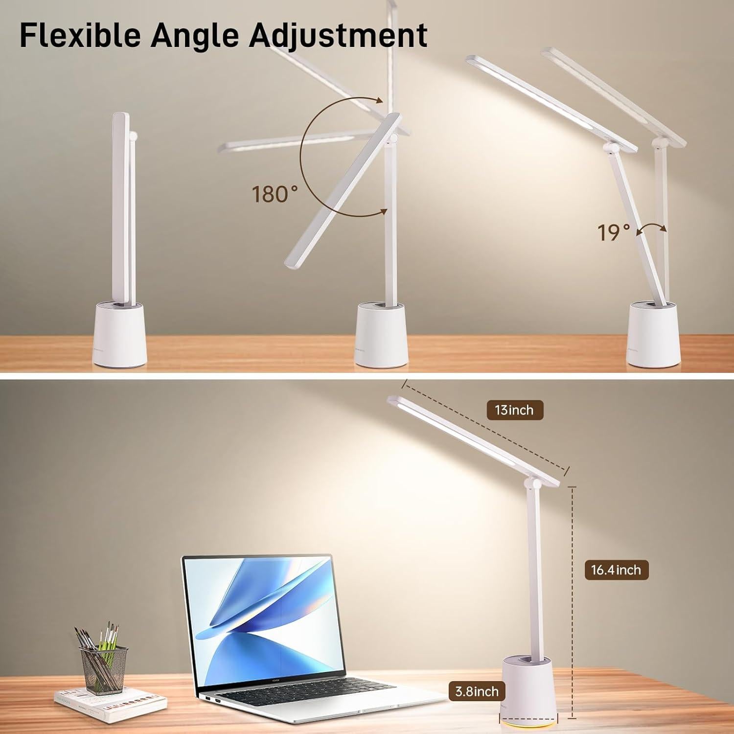 Lámpara de Escritorio LED PAK P103 Regulable 5 Modos Color