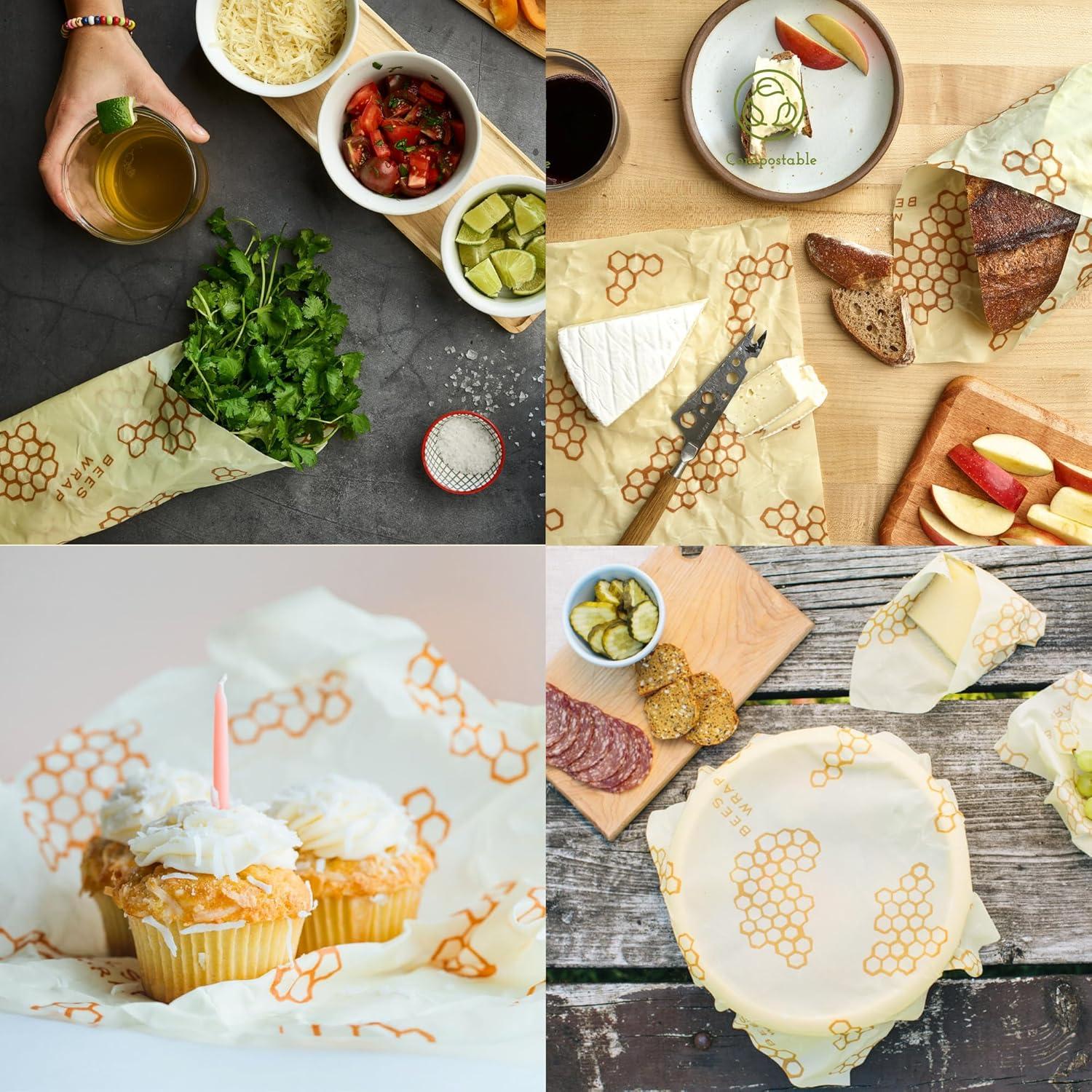 Envolturas de Cera de Abeja Bee's Wrap 3PK Grande 33x36cm