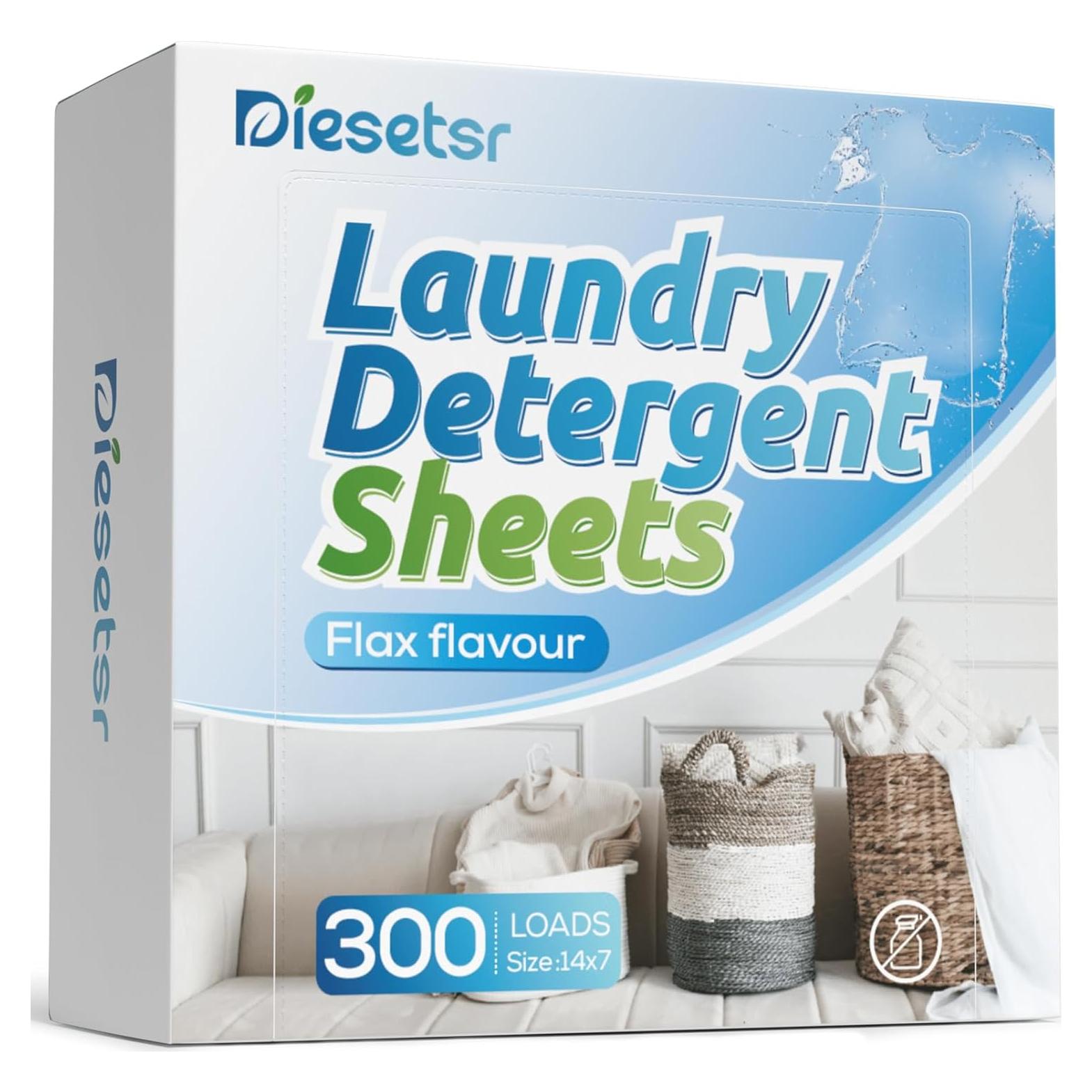 Hojas de Detergente Ecológicas Diesetsr 150 Cuentas Lino