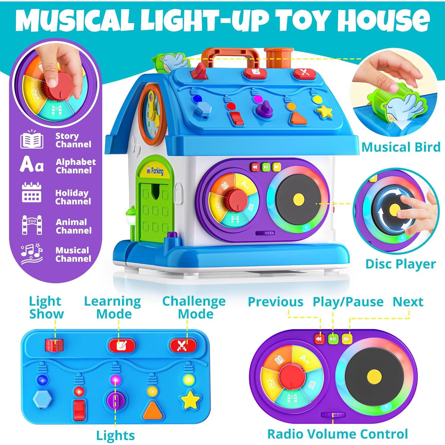 Juguetes Montessori Interactivos Cymy para Niños 1-2 Años