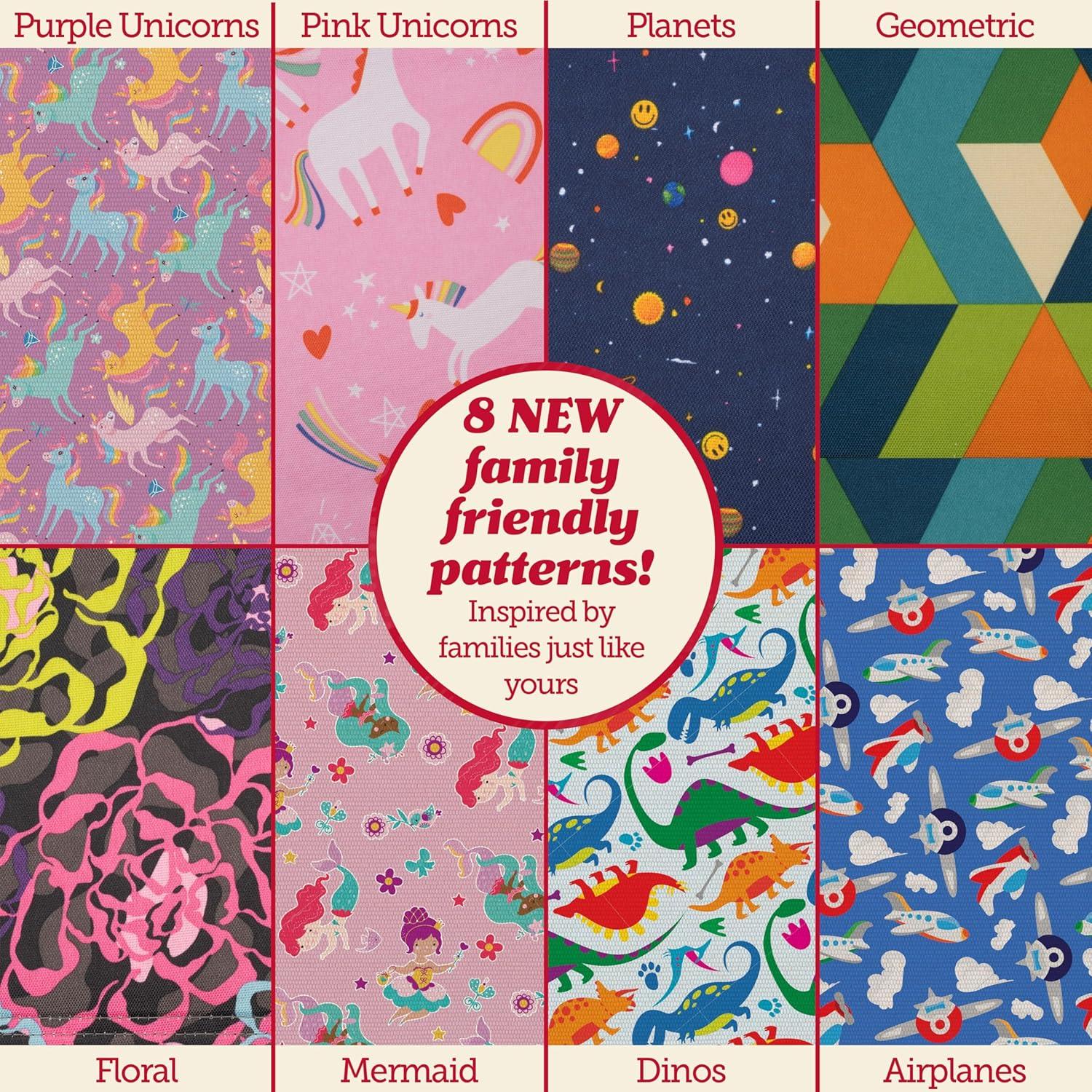 Bandeja de Viaje Lusso Gear para Niños Unicornio Rosa 40.6x33cm