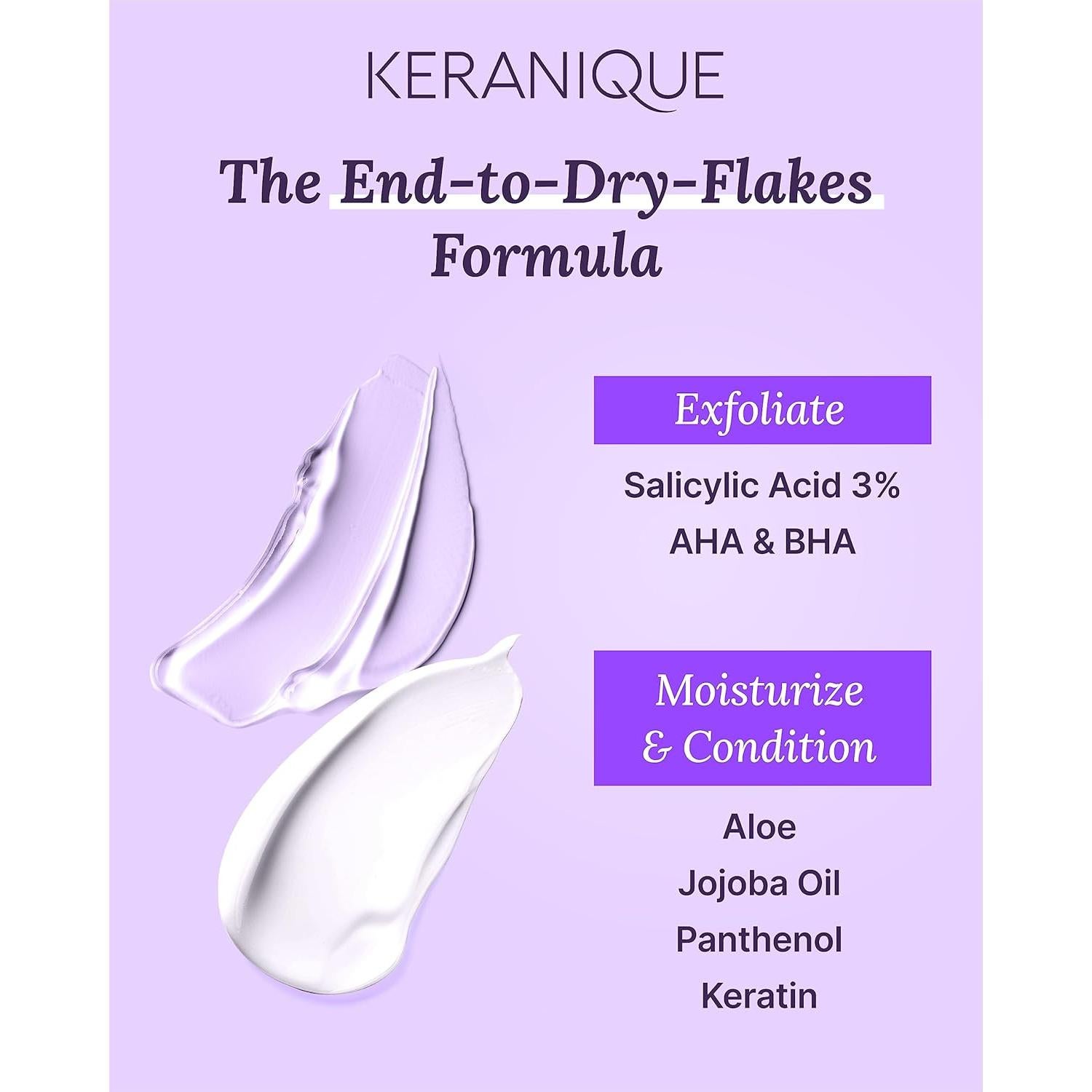 Champú Anticaspa y Acondicionador Calmante Keranique 720ml