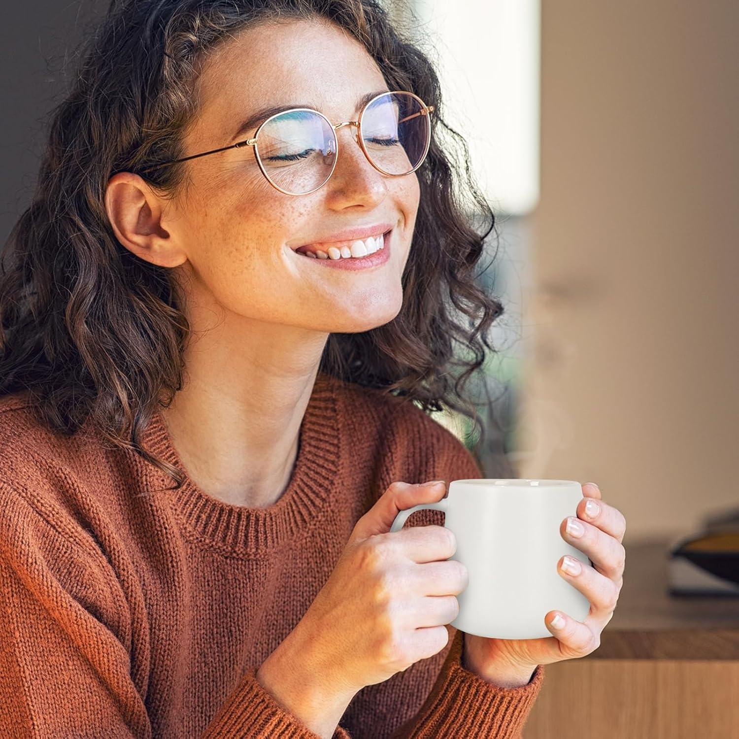 Taza Autocalentable APEKX 380ml Carga Inalámbrica 15W