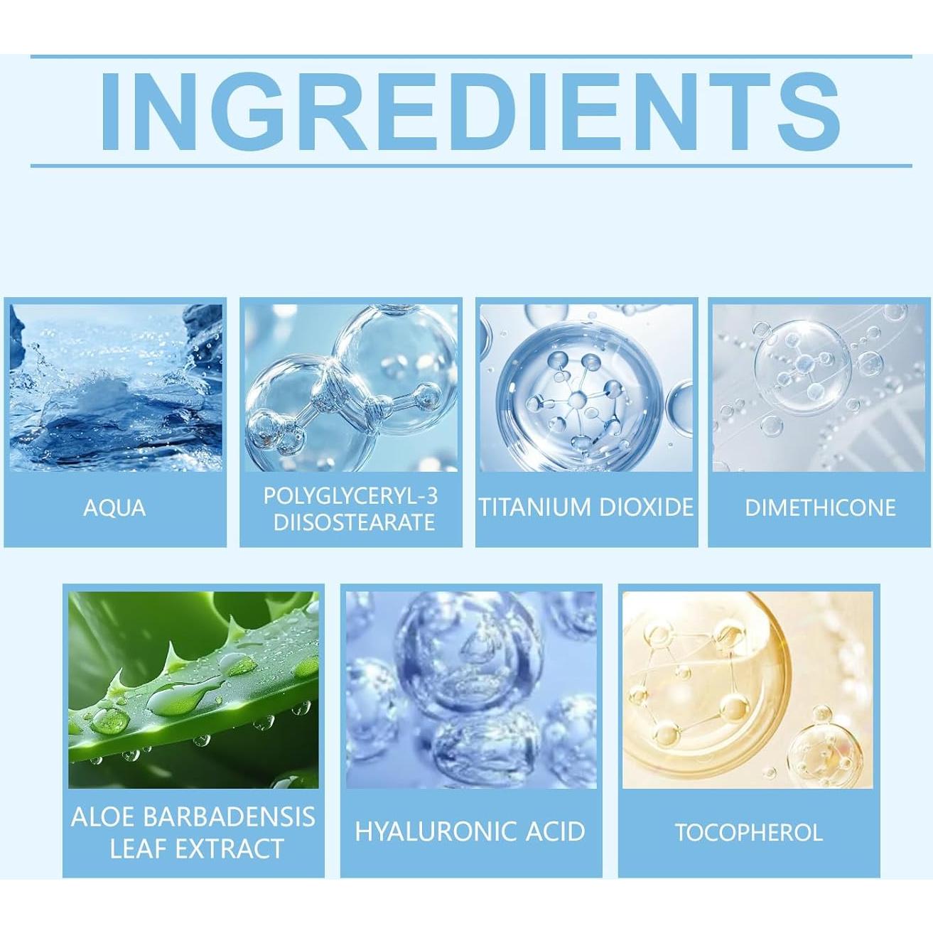 Crema CC Hidratante Qawnfy 30ml Color Oscuro para Mujeres