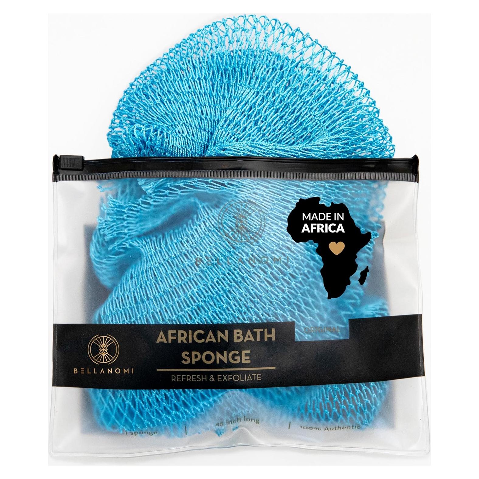 Esponja Exfoliante Africana Bellanomi 114 cm Azul Bebé