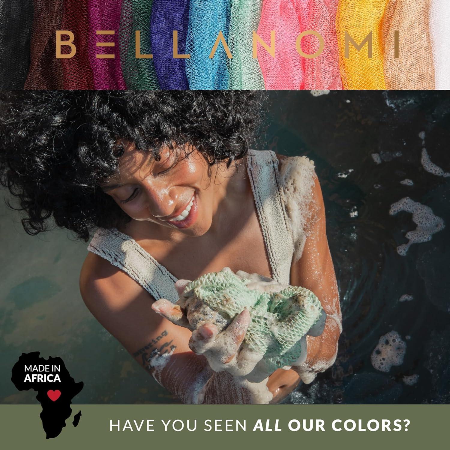 Esponja Exfoliante Africana Bellanomi 114 cm Azul Bebé