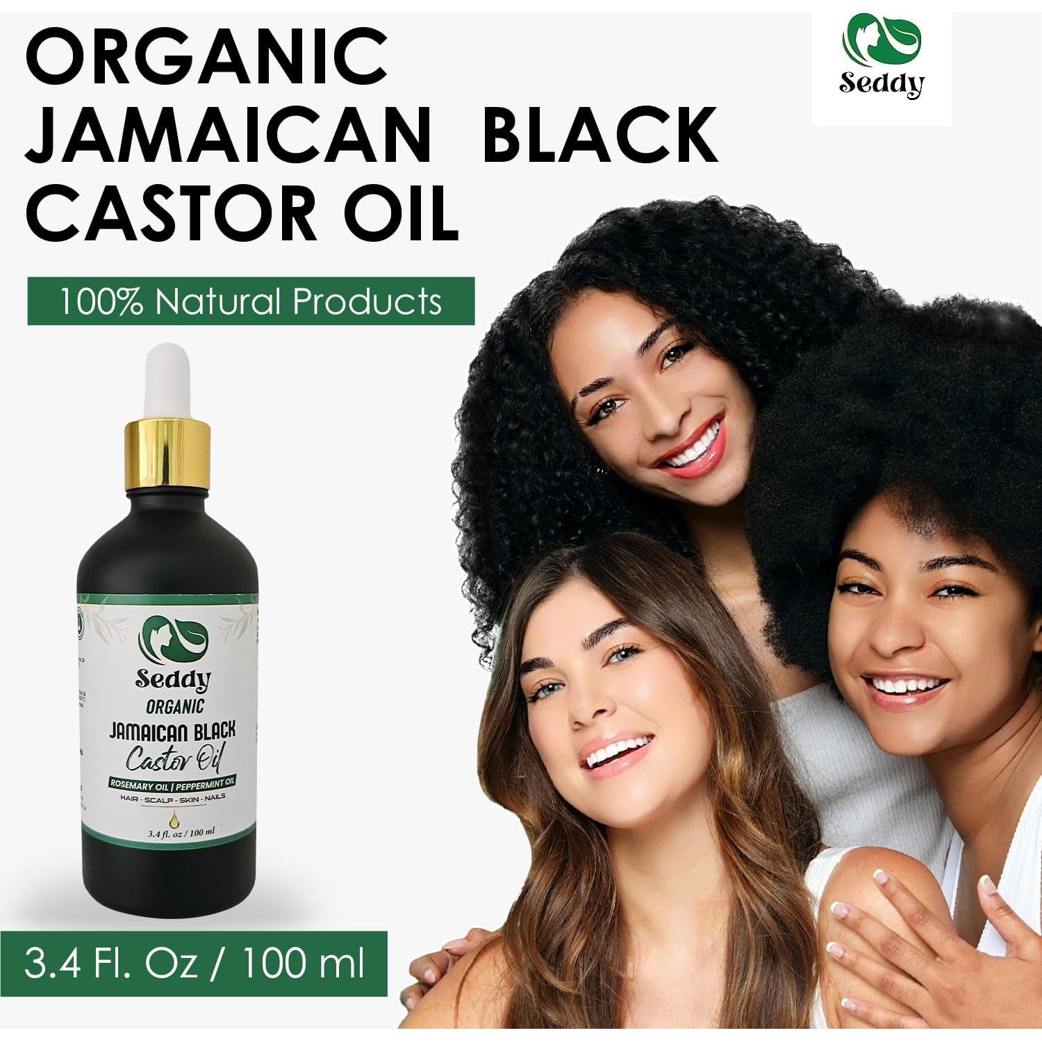 Aceite de Ricino Negro Jamaicano Seddy 100 ml - Crecimiento Cabello