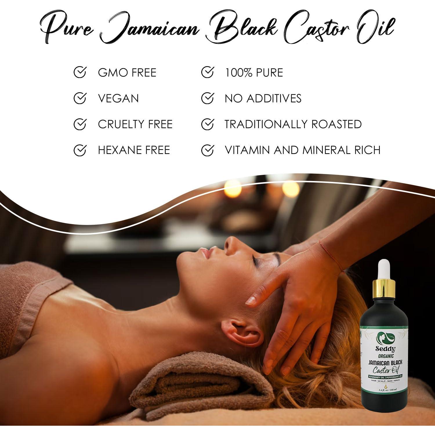 Aceite de Ricino Negro Jamaicano Seddy 100 ml - Crecimiento Cabello