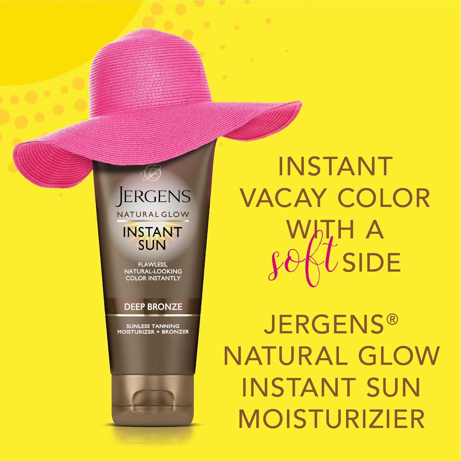 Jergens Glow Hidratante Bronceador Instantáneo 170 g - Bronceado Natural