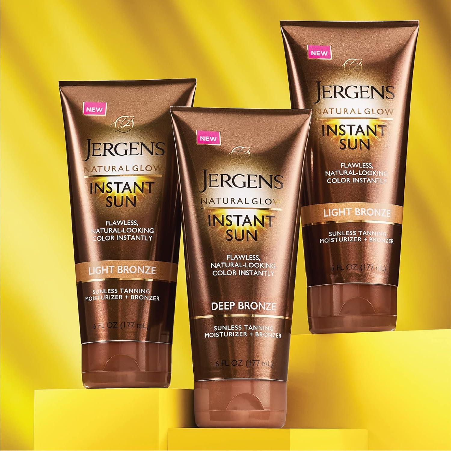 Jergens Glow Hidratante Bronceador Instantáneo 170 g - Bronceado Natural