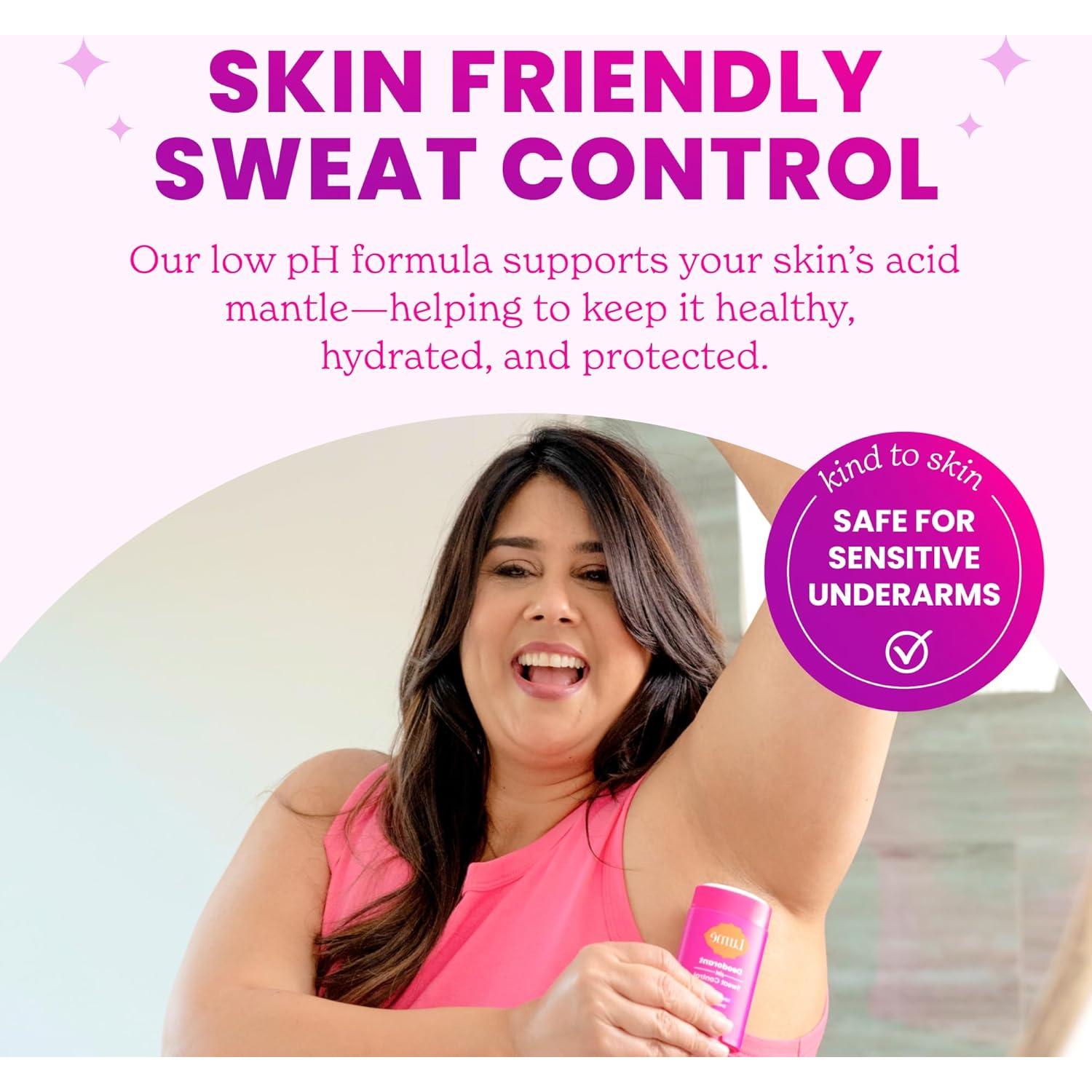 Lume Desodorante Plus Control de Sudor Mandarina 74g - 2 Unidades