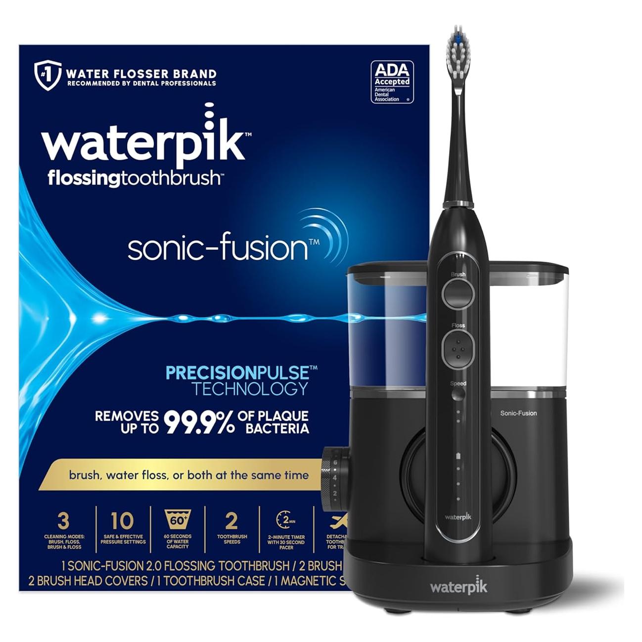 Cepillo de dientes eléctrico Waterpik Sonic-Fusion 2.0 Negro