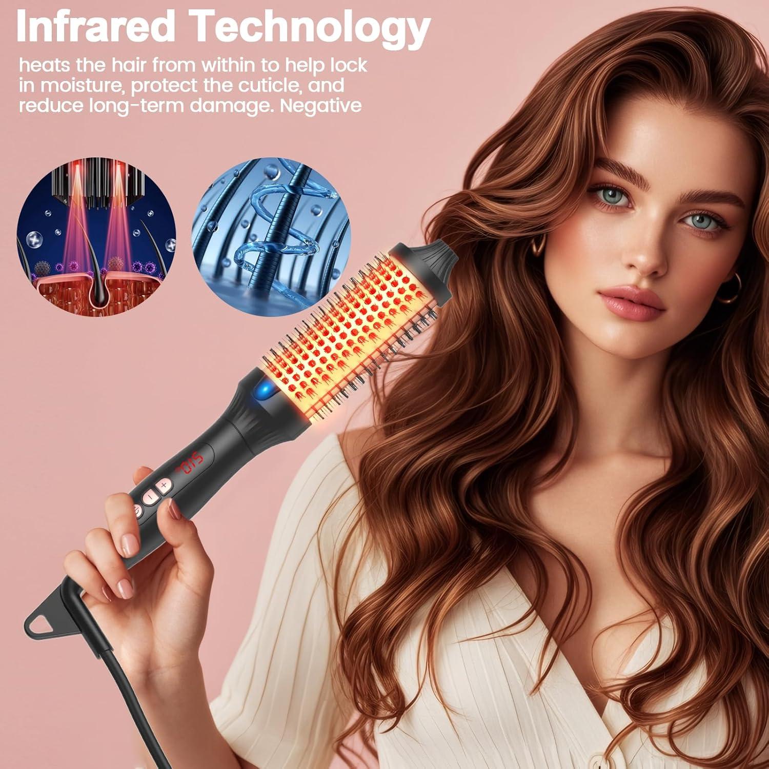 Cepillo Térmico Infrarrojo Dryhsip WT-158 3.81 cm 5 Temperaturas