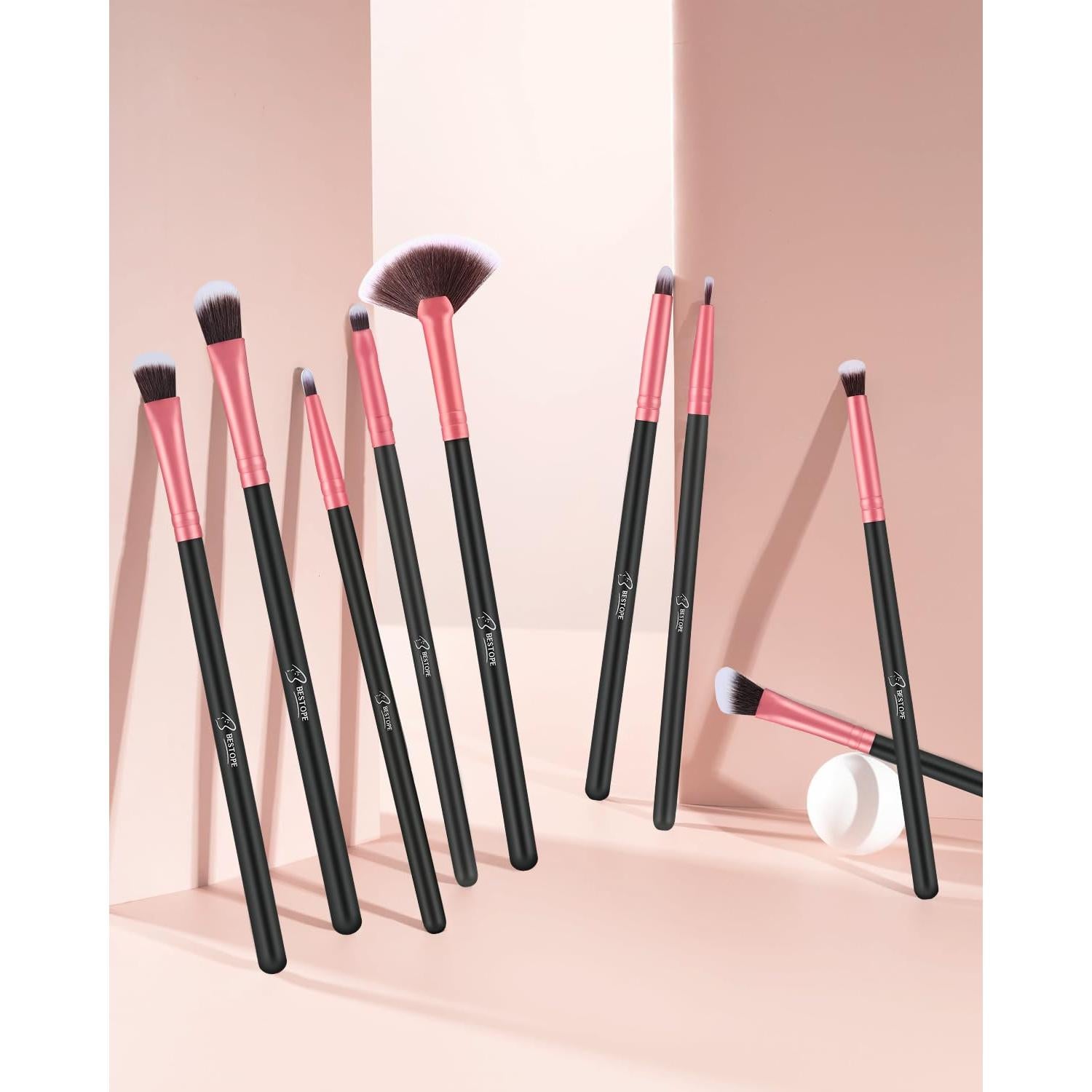 Juego de Brochas de Maquillaje BESTOPE 16 Pcs Sintéticas