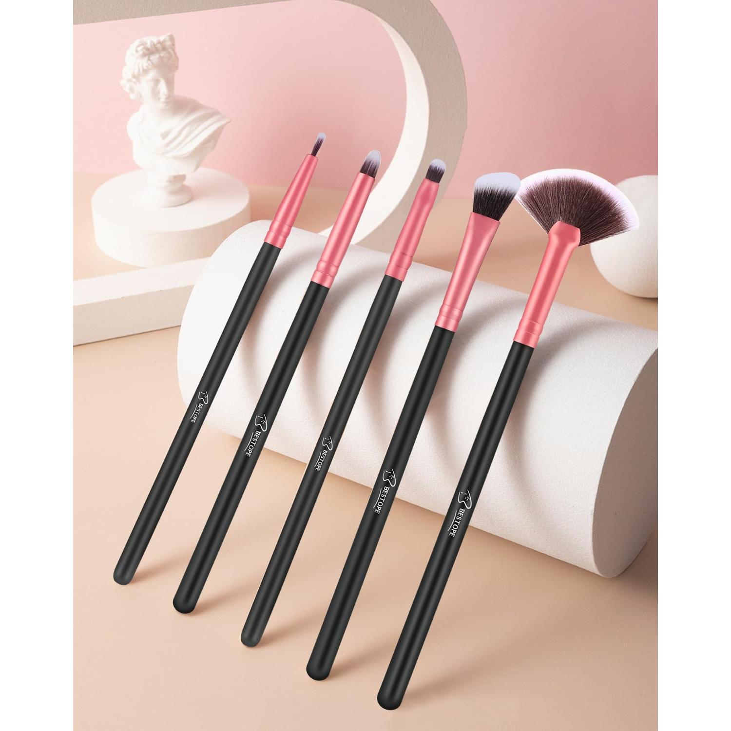 Juego de Brochas de Maquillaje BESTOPE 16 Pcs Sintéticas
