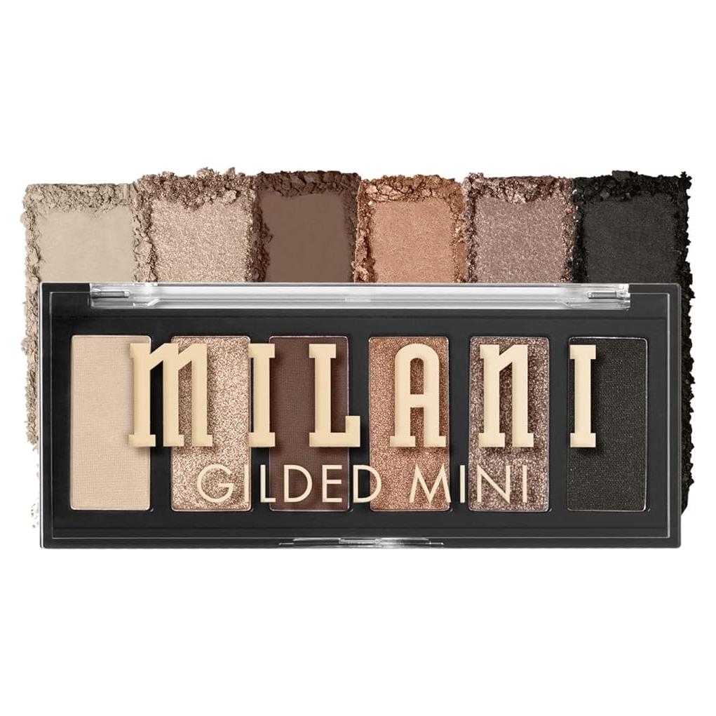 Paleta de Sombras de Ojos Mini Gilded Milani 6 Tonos Mate y Brillantes