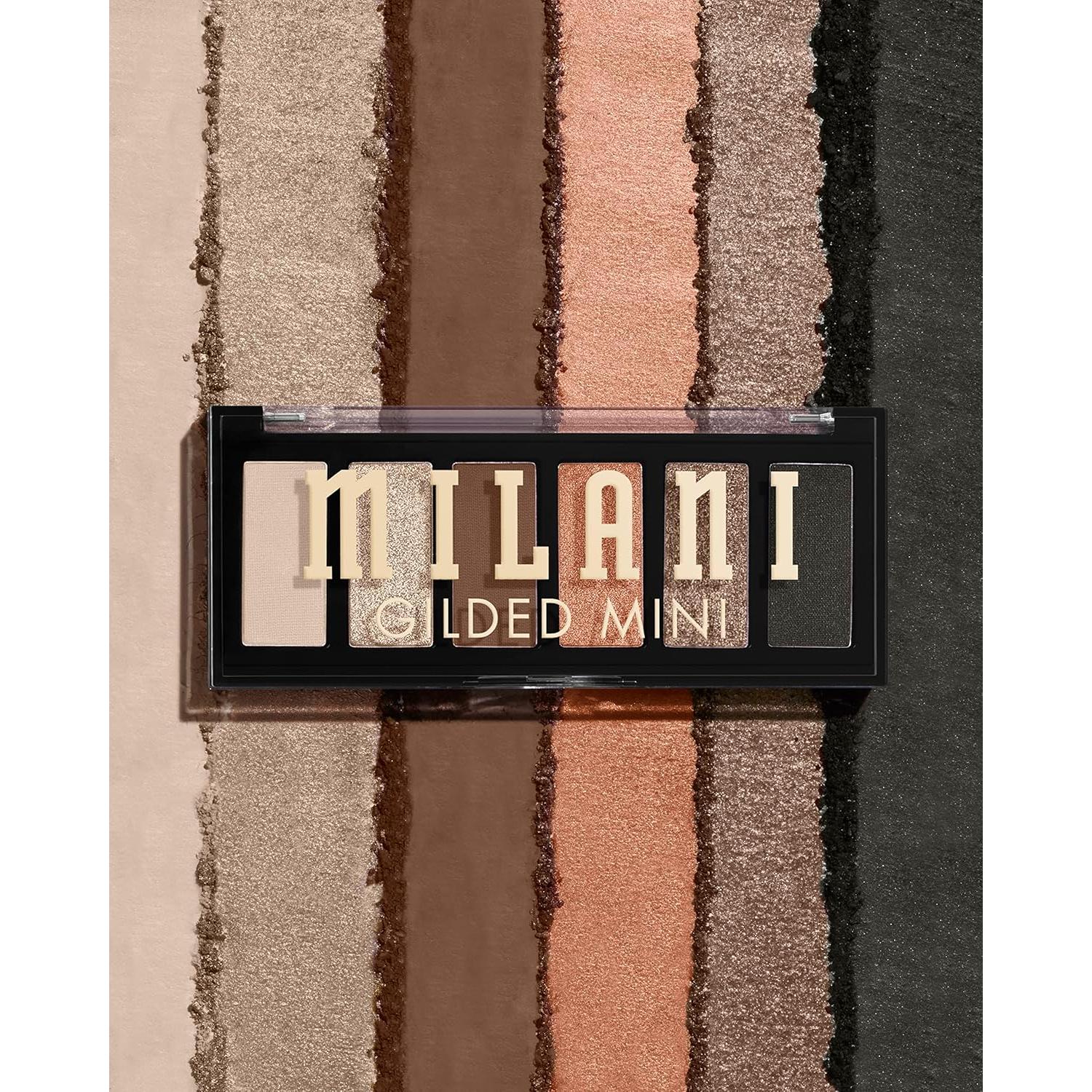 Paleta de Sombras de Ojos Mini Gilded Milani 6 Tonos Mate y Brillantes