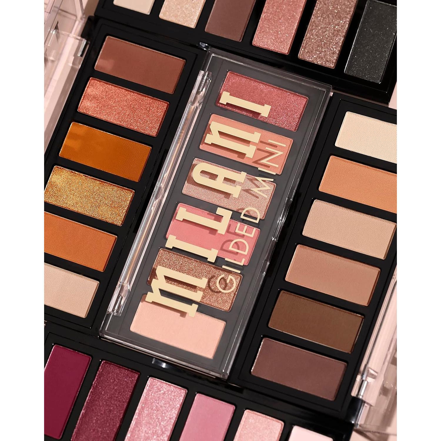 Paleta de Sombras de Ojos Mini Gilded Milani 6 Tonos Mate y Brillantes