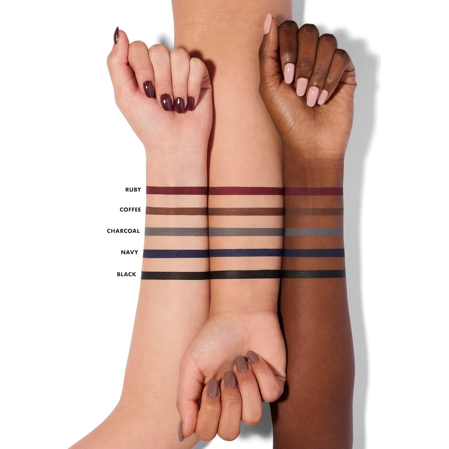 Lápiz de Ojos Retráctil e.l.f. No Budge Negro 0.28g Vegano