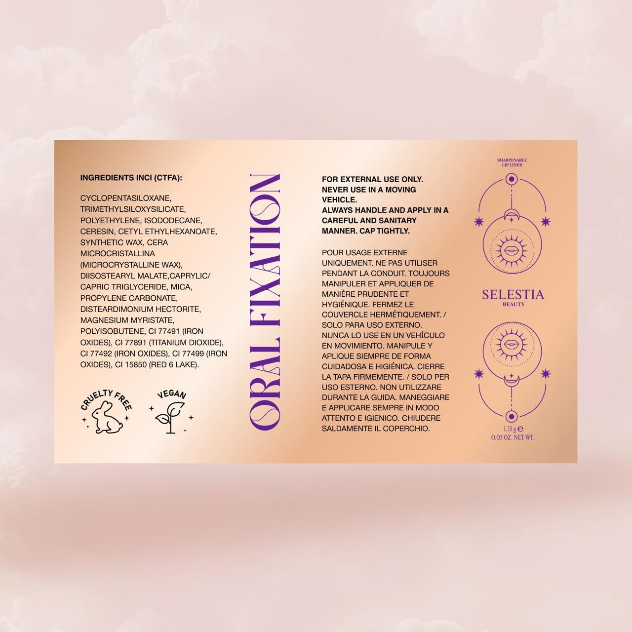 Lápiz de Contorno de Labios BRUHA - Resistente al Agua 14.19cm