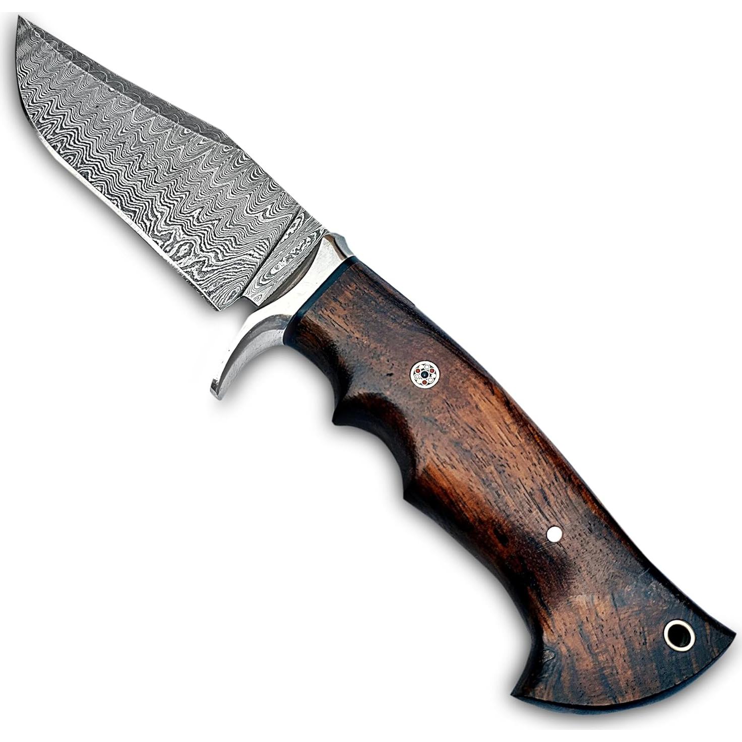 Cuchillo de Caza Warivo WK - Damasco 25.4 cm con Funda