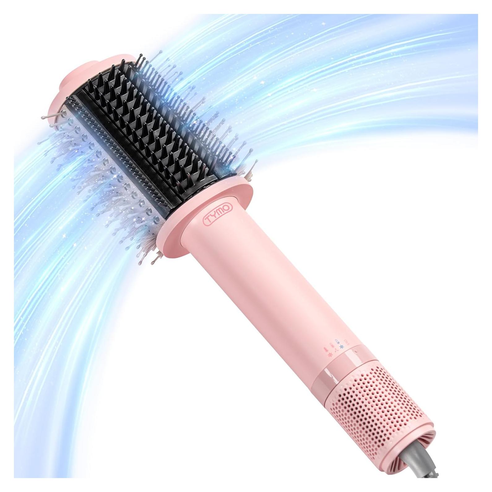 Cepillo Secador TYMO 3.0 Rosa 5 en 1 - Secado Rápido Antifrizz