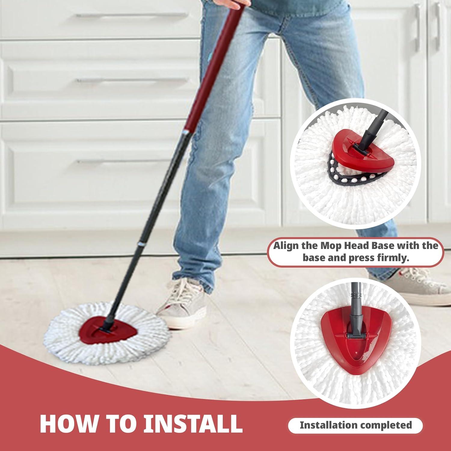 Base de Reemplazo para Mop Giratorio Koolstuffs 16x16cm