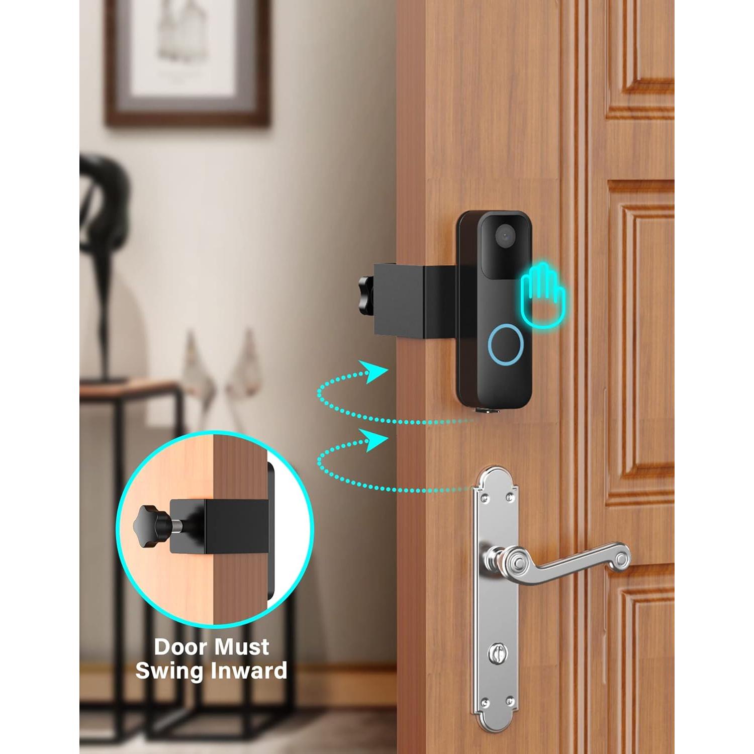 Soporte de Timbre de Video Blink Anti-Robo KTCEFE Negro