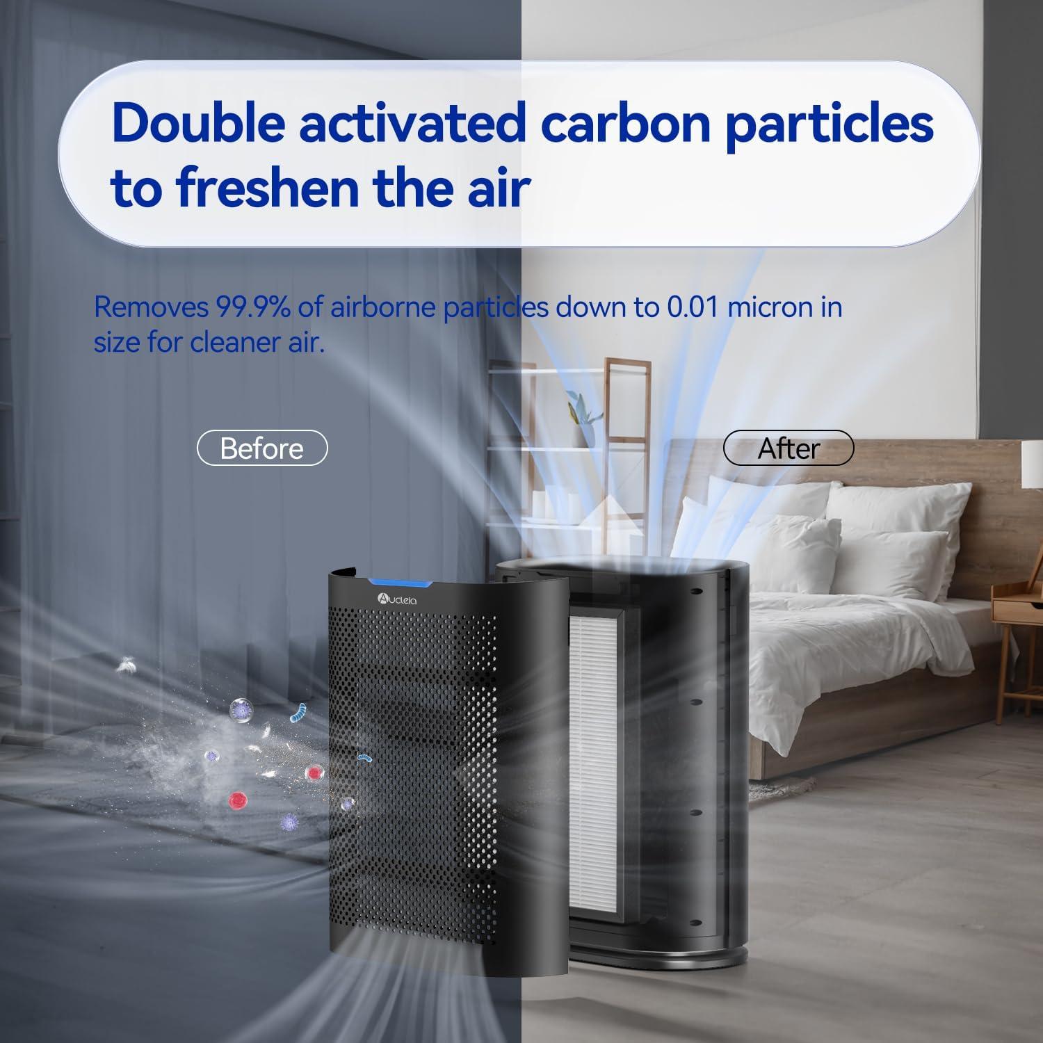 Purificador de Aire Aucleia KQ-36 para Habitaciones Grandes 195.1 m²