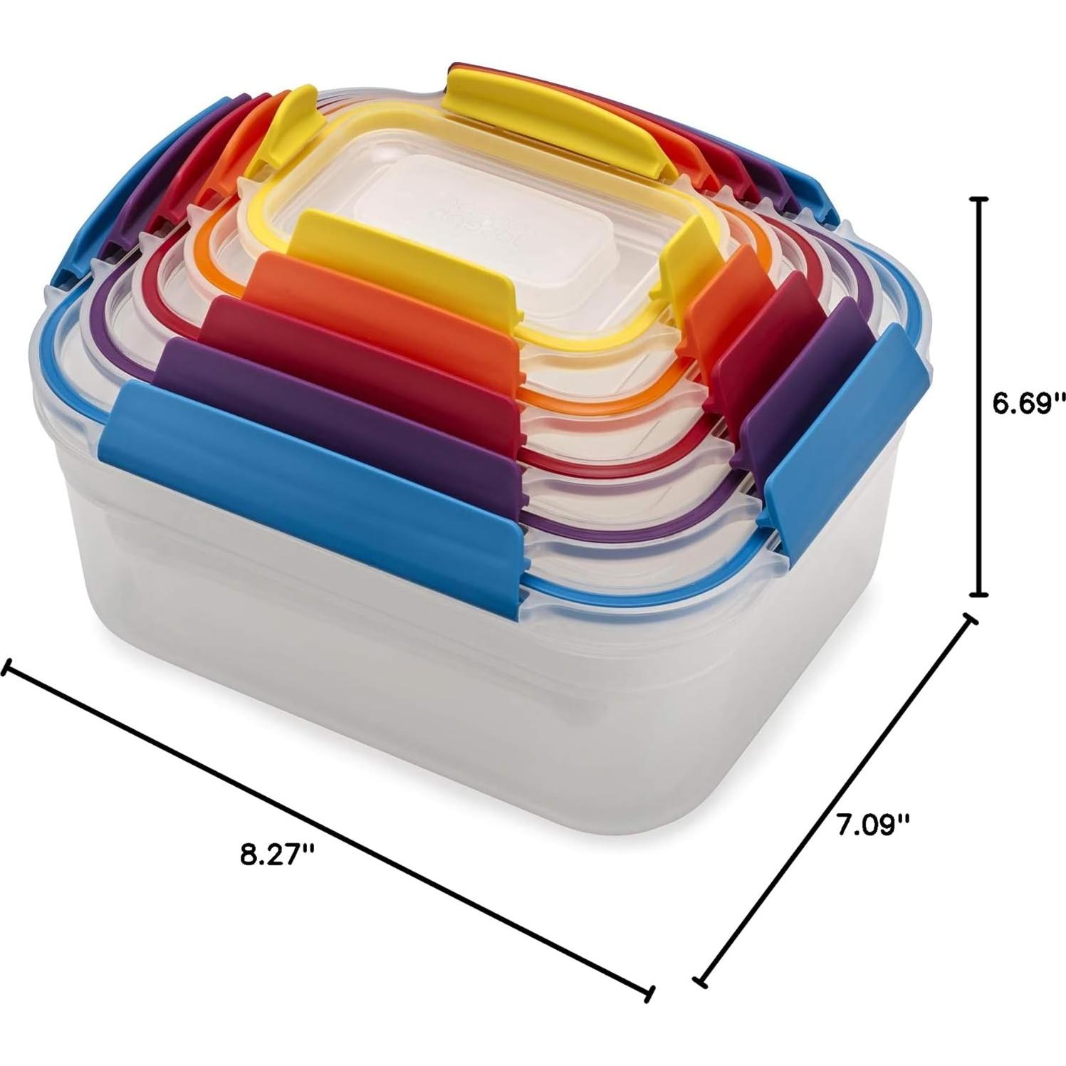 Conjunto de 10 Contenedores de Almacenamiento Joseph Joseph