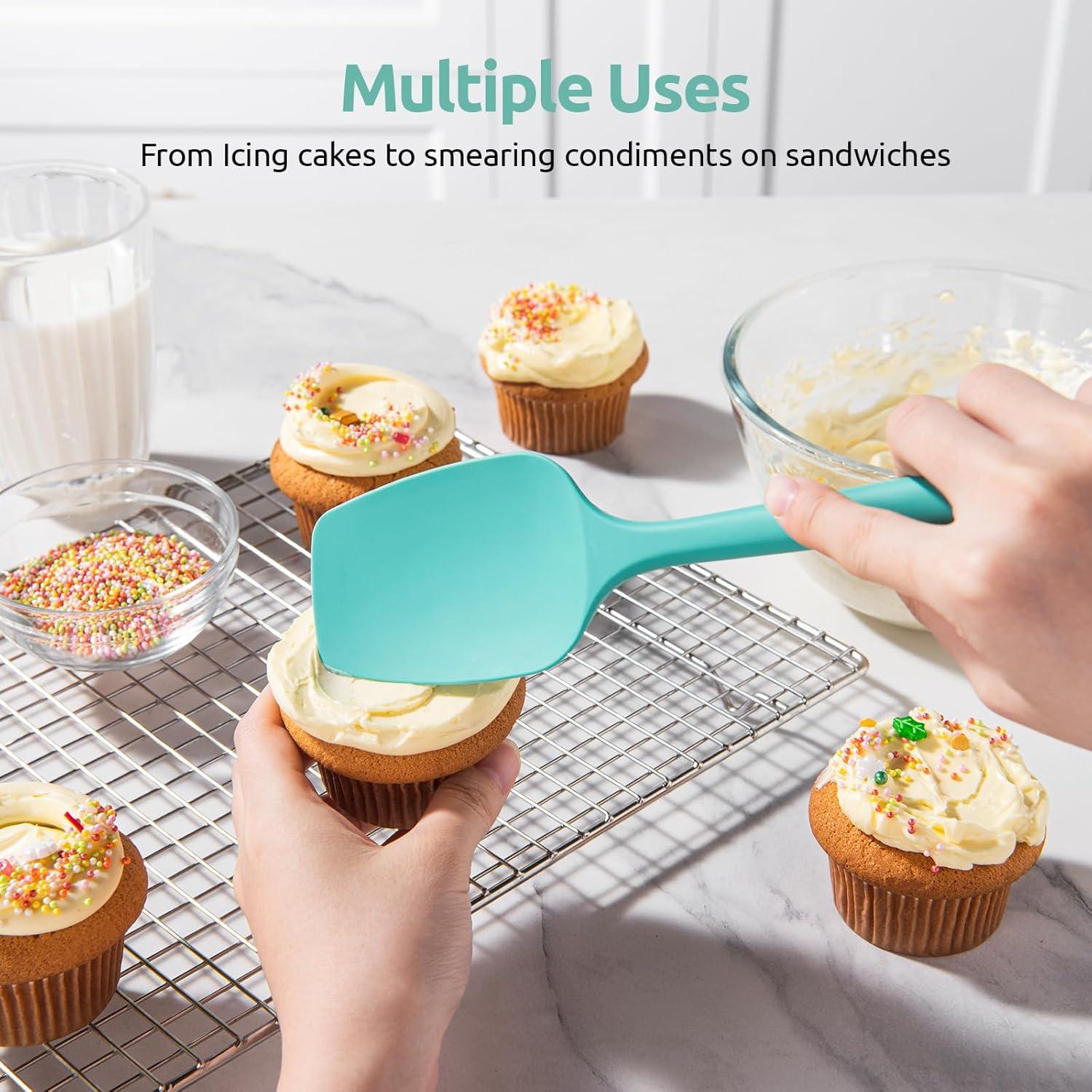 Juego de Espátulas de Silicona U-Taste 3 Piezas Grado Alimenticio