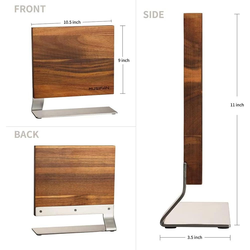 Soporte Magnético para Cuchillos Musifan 26.67x8.89cm Acacia