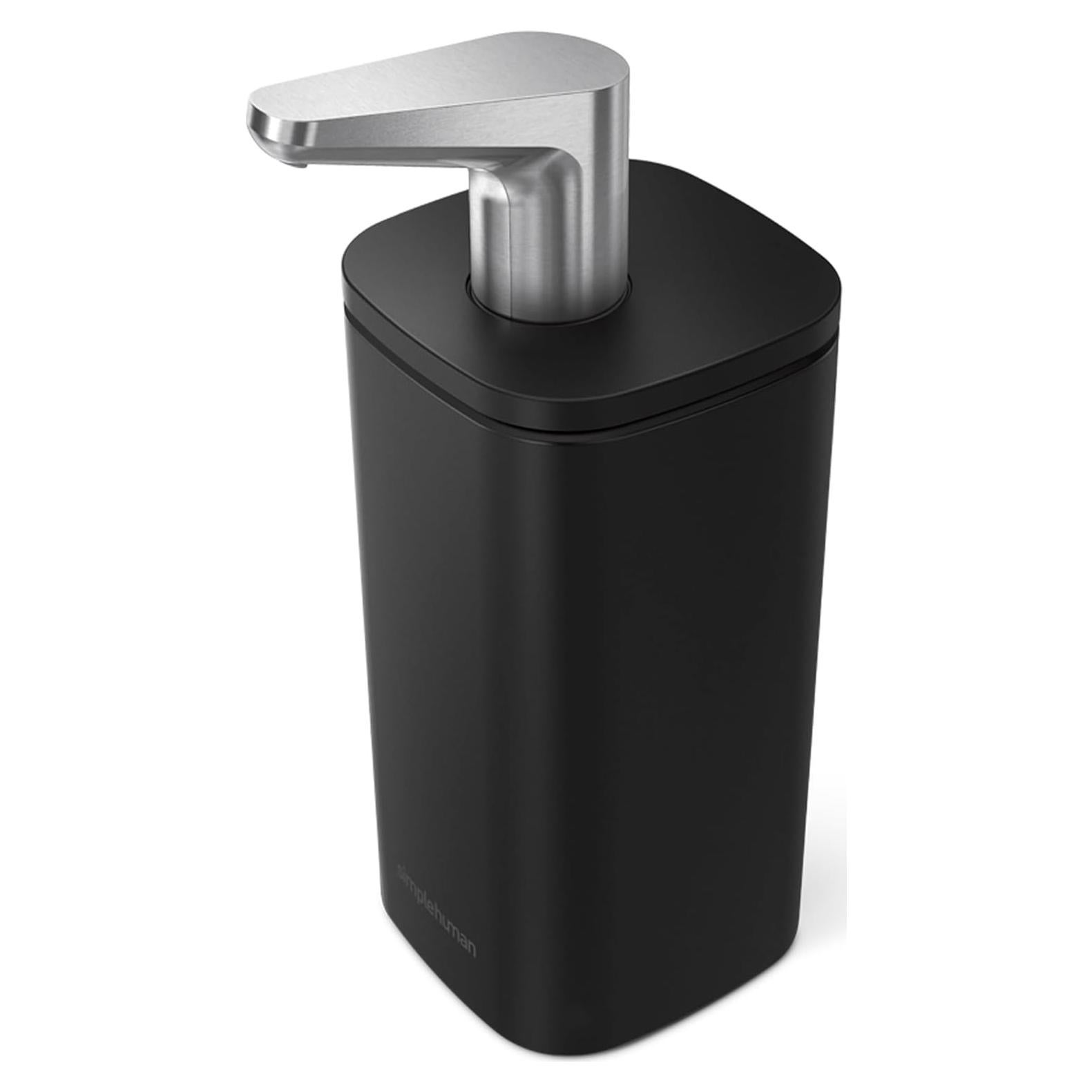 Dispensador de Jabón Líquido simplehuman 296 ml Acero Inoxidable Negro