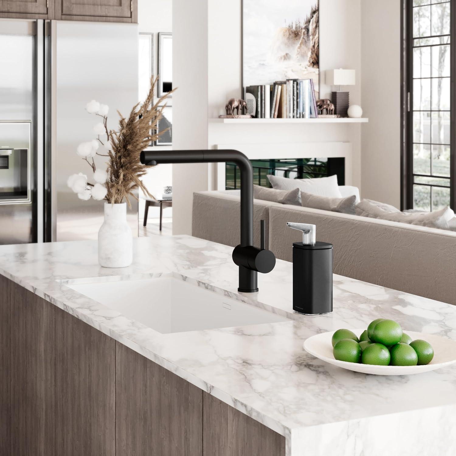 Dispensador de Jabón Líquido simplehuman 296 ml Acero Inoxidable Negro