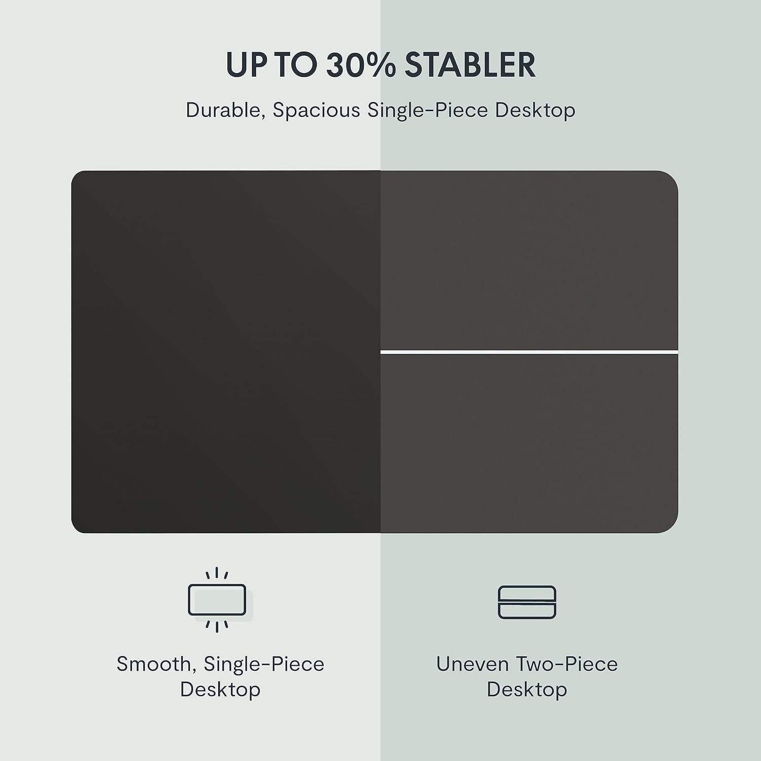 Escritorio de pie FLEXISPOT EN1 eléctrico ajustable 121.9x60.9 cm negro