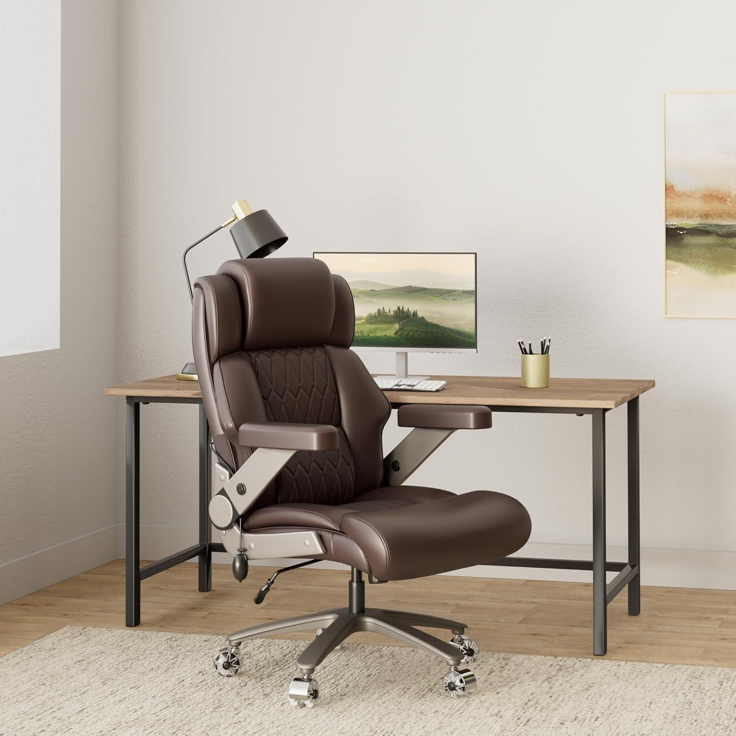 Silla de Oficina Ergonómica FAMIC Grande 700lbs con Soporte Lumbar