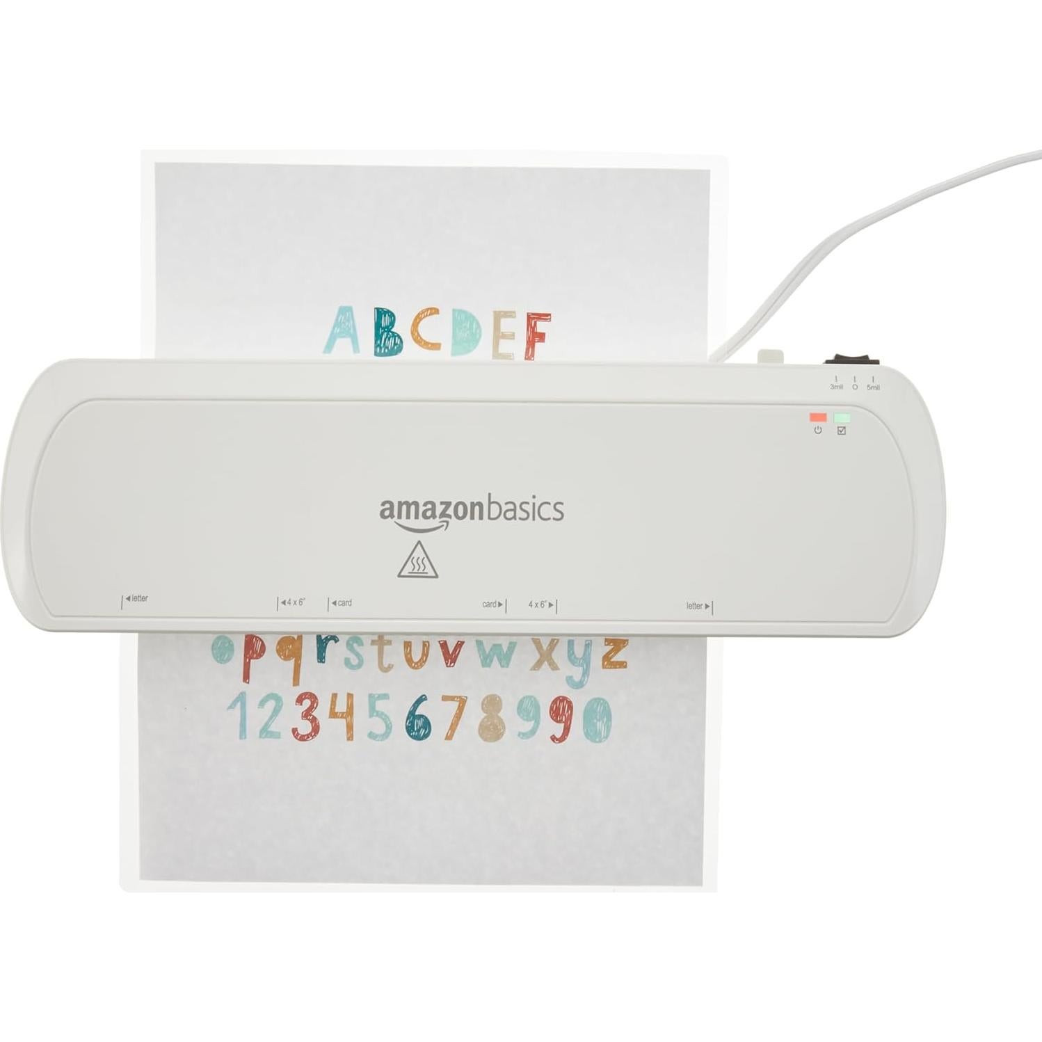 Laminadora Térmica Amazon Basics 23 cm para Documentos y Fotos