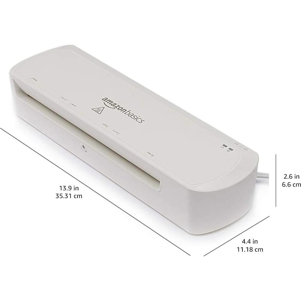 Laminadora Térmica Amazon Basics 23 cm para Documentos y Fotos