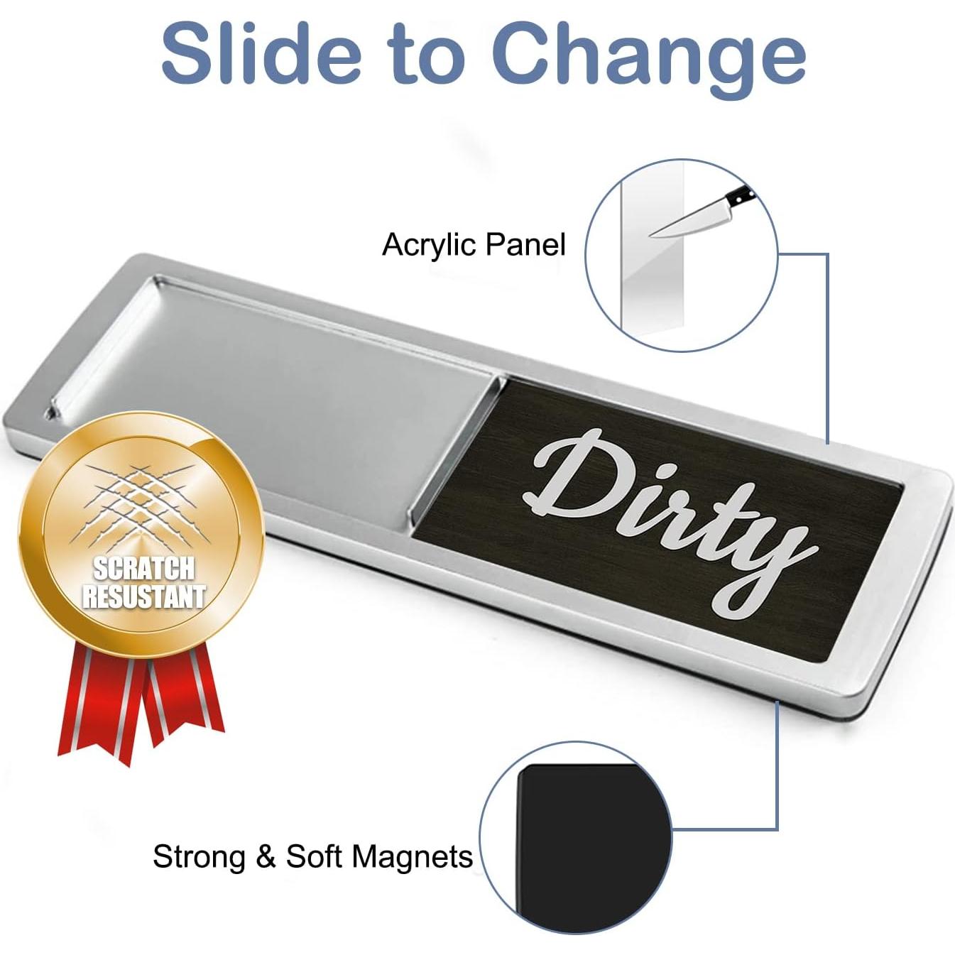 Imán para Lavavajillas Oxepleus Limpio Sucio 17.78x5.08cm